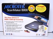 Microtek Scanmaker 6000 Flatbed With Original Manual picture