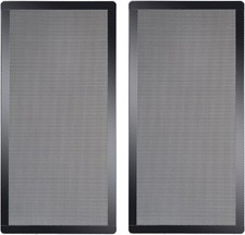 Easy Install 2-Pack Magnetic Dust Filters 120x240mm - Quiet PC Cooler Solution picture