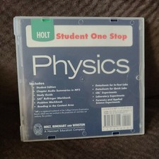 HOLT Student One Stop Physics CD Rom picture
