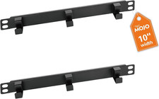 2 Pack 0.5U Horizontal Cable Manager with 3 D-Rings, Metal Rackmount Cable Organ picture