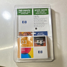 HP 23 Tri-Color High Capacity Genuine/Original Inkjet Ink Cartridge 2-Pack picture