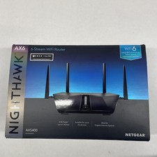 NETGEAR Nighthawk AX6 6-Stream AX5400 WiFi 6 Router RAX50 Long Range Router picture