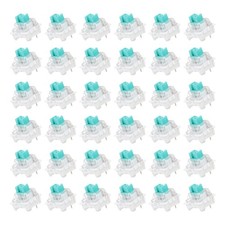 36pcs Green Keyboard Switches 3-Pin 65gf Linear Keyboard Switch Replacement picture