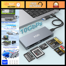 8-in-1 XQD Card Reader, 10Gbps USB C/3.0 Multi Memory Card Reader for SD/CF/MS/T picture