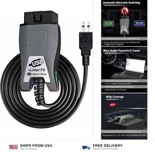 Vgate OBD2 USB adapter FORScan HS/MS-CAN auto switch ELM327 12V 24V vehicles picture