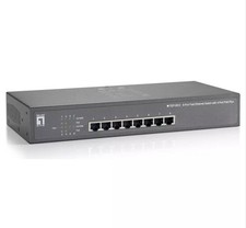 NEW 8-Port PoE 100 Mbs Fast Ethernet PoE Switch, 120W LevelOne M picture