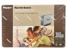 Maxtor Basics Personal Storage 3200 160GB 8MB Cache/7200 RPM NEW Factory Sealed picture