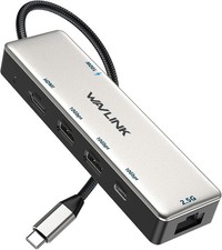 USB C Hub 2.5G Ethernet 10Gbps USB C Splitter Adapter 2.5Gb RJ45 Port picture