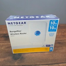 Netgear RangeMax Wireless Router WPN824 White New 7 Internal Antennas MIMO picture
