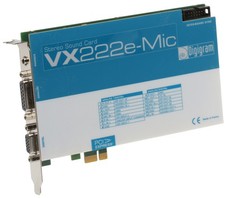 Digigram VX222e Mic 192KHz 24bit AES Digital Broadcast Audio PCIe Card w/ Preamp picture