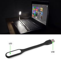 Flexible USB LED Light Lamp For Computer Keyboard Reading Notebook PC Laptop Us picture