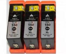 3 PK Fit For Lexmark 150XL black Ink Cartridge Set S315 S415 S515 Pro715 Pro915 picture