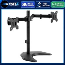 Dual Monitor Stand VIVO 13-27 Inch Adjustable Desk Mount picture