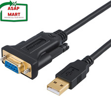 Cablecreation USB to RS232 Serial Adapter (FTDI Chipset), USB to RS232 Gold Plat picture