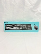920-002565 New Logitech MK120 Wired USB Keyboard and Mouse, Black picture