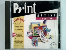 Maxis Print Artist CD Edition Software 2300 Graphics 100 Fonts 1994 picture