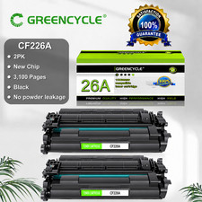 2× CF226A Ink Toner Cartridges fits HP 26A LaserJet Pro M402dn M426fdw MFP Black picture