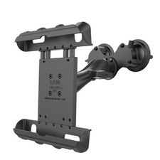 RAM Dual Suction Cup Ball Mount Large Tablet Holder - Fits iPad and More w/ Case picture