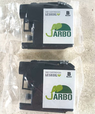 NEW Jarbo LC103XL Black Printer Ink Cartridges Package of 2 Sealed  picture