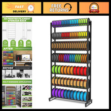 Heavy-Duty 7-Tier 3D Printer Filament Storage Rack, Large Capacity Spool Organiz picture