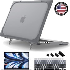 MacBook Air 13.6 Inch Case 4-in-1 Heavy Duty Stand Shockproof Scratch Resista... picture