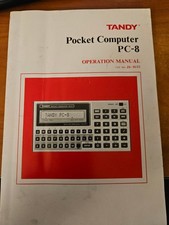 TANDY Pocket Computer PC-8 OPERATION MANUAL picture