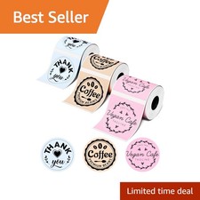 Phomemo Round Labels for M110/M220/M250/M120, 2 Inch (50mm) 3 Rolls with 3 Co... picture