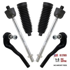 Front Steering Kit Steering Rack & Pinion Bellow Tie Rod PSA37352 picture
