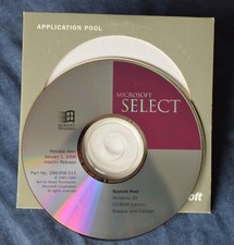 Microsoft Selct CD System Pool Windows 95 Basque and Catalan 1996 Vintage picture