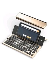 Geyes Foldable Bluetooth Keyboard Portable Folding Wireless Keyboard W/ Charger picture