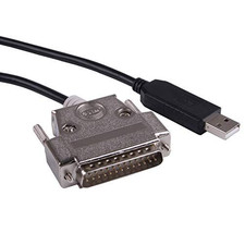 USB to DB25 RS232 Serial Adapter Converter Cable Null Modem for Sharp X68K... picture