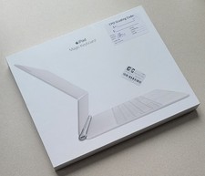 OPEN BOX  Apple Magic Keyboard Case iPad Pro 12.9 Air 13 - White A2480 MJQL3LL/A picture