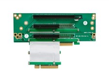 PCI-Express PCIE x16 + Dual x8 PCIE Slots 2U Riser Card with Ribbon picture