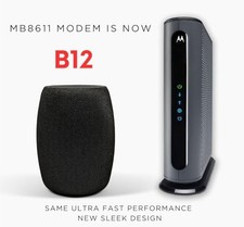 MOTOROLA - B12 32 X 8 DOCSIS 3.1 CABLE MODEM - BLACK picture