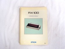 Vintage 1983 Epson RX-100 Computer Printer Operation Manual picture