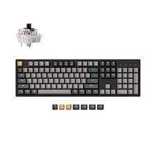 KEYCHRON C2 PRO WIRED QMK/VIA MECHANICAL KEYBOARD FULL BROWN - C2P-K3-AZ picture