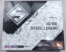 ASRock X670E Steel Legend AMD AM5 DDR5 PCIE 5.0 WIFI-6E Quad M.2 ATX Motherboard picture