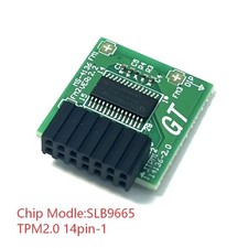 TPM 2.0 14pin-1 Module Trusted Platform LPC for MSI MS-4136 Creator TRX40 USA picture