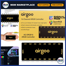 16-Port Magnetic USB ARGB Controller for SignalRGB & OpenRGB - RGB Lighting Hub picture