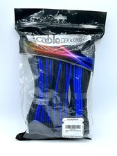 Pro ModMesh Sleeved 12VHPWR ModMesh 16P to 3 x 8P Extension Kit Blue - New picture