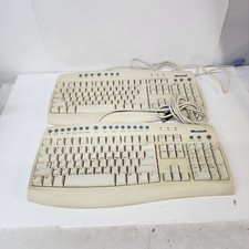 Vintage Microsoft Internet Keyboard Pro Lot 3 RT9420 RT9410 PS/2 Tested picture