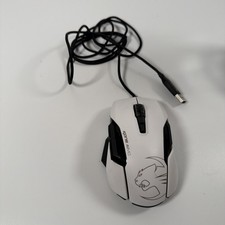 Roccat Gaming Mouse Kone AIMO ROC-11-815-WE-AS Wired White Used Tested picture