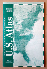 Vintage THE SOFTWARE TOOLWORKS 1992 U.S. ATLAS USER'S GUIDE V. 2.1 For MacIntosh picture