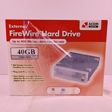 Acom Data External FireWire Hard Drive 400MB 40GB 7200 RPM Open Box  picture
