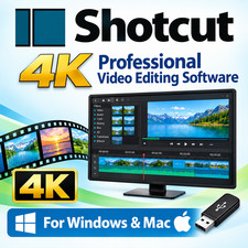 Full Professional Video Movie Editor Software 2026 for Windows & Mac on USB picture