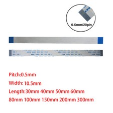 20Pin 0.5mm Pitch FFC FPC Flexible Flat Cable AWM VW-1 20624 80C 60V A B Type picture