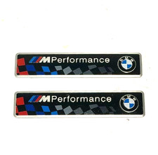 2 Pcs Aluminum Emblem Sticker for M Performance BMW picture