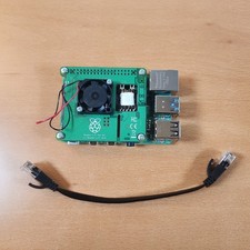 🔥 Raspberry Pi 4 Model B 1GB RAM w/ Official PoE HAT Fan 802.3af picture
