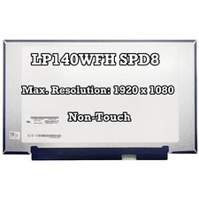 LP140WFH SPD8 LCD Screen Replacement Display Panel Matrix 14 inch FHD IPS 30pins picture