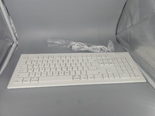 Macally Full Size USB Wired Keyboard (MKEYE) for Mac and PC (White) picture